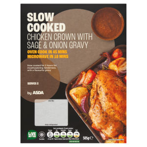 Slow Cooked Chicken Crown with Sage & Onion Gravy 505g