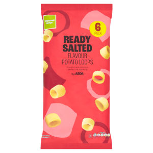 Ready Salted Flavour Potato Loops 6 x 24g (144g)