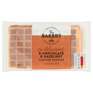 The Bakery 8 Chocolate & Hazelnut Flavour Waffles 272g