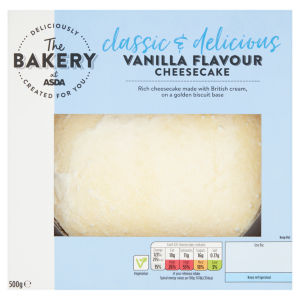The Bakery Vanilla Flavour Cheesecake 500g