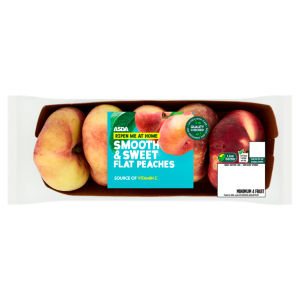 4 Smooth & Sweet Flat Peaches