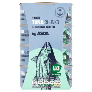 Tuna Chunks in Spring Water 4 x 145g (580g)