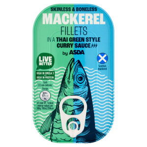 Mackerel Fillets in a Thai Green Style Curry Sauce 125g