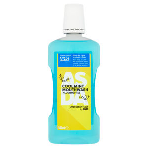 Just Essentials Alcohol Free Cool Mint Mouthwash 500ml