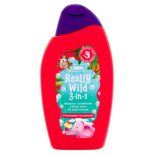 Really Wild 3-in-1 Shampoo, Conditioner & Body Wash Strawberry Fragrance 250ml
