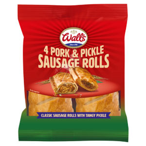 4 Pork & Pickle Sausage Rolls 220g
