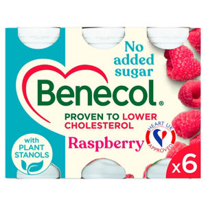 Benecol Raspberry No Added Sugar 6 x 67.5g