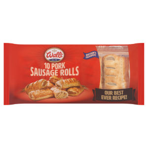 Wall's 10 Hearty Sausage Rolls 550G