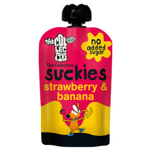 The Collective No Added Sugar Suckies Strawberry & Banana Yoghurt 90g