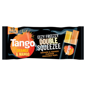 Eezy Freezy Double Squeeze Orange + Mango Flavour Twin Freezable Pops 10 x 50ml (500ml)