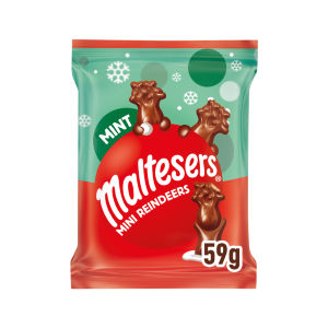 Reindeer Chocolate Christmas Mint Mini Treats Bag 59g