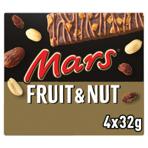 Fruit & Nut Mulitpack Chocolate Bars 4 x 32g