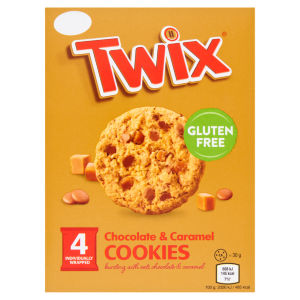 Chocolate & Caramel Cookies 4 x 30g (120g)