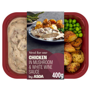 Chicken in Mushroom & White Wine Sauce 400g