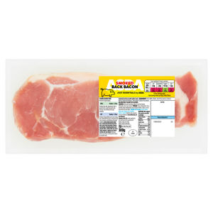 Smoked Reduced Salt Back Bacon 8 Pack