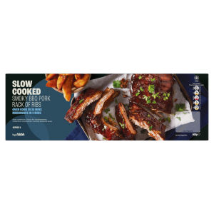 Slow Cooked Smoky BBQ Pork Rack of Ribs 600g