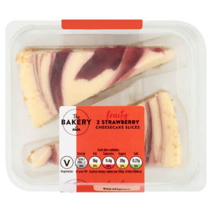 The Bakery at  Zingy Lemon Cheesecake Slices 2 x 95g (190g)