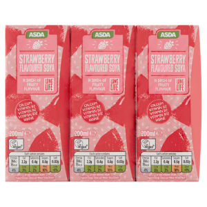 Strawberry Flavoured Soya 6 x 200ml
