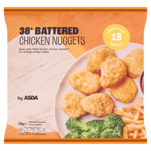 38 Breaded Chicken Nuggets 670g