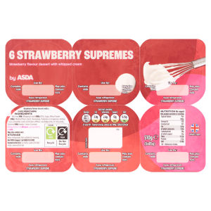Strawberry Supremes 6 x 85g (510g)
