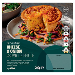Cheese & Onion Crumb Topped Pie 200g