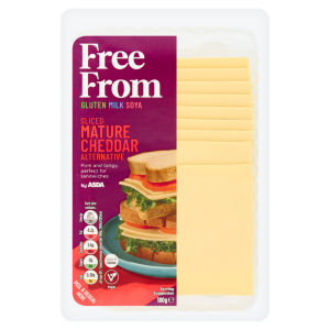 Free From Sliced Mature Cheddar Alternative 180g