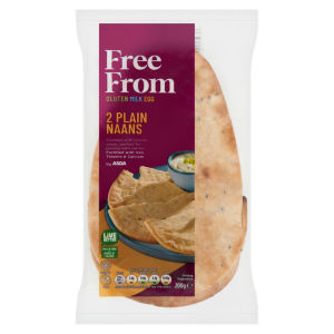 Free From by  2 Plain Naans 200g