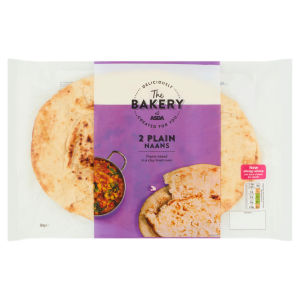 The Bakery 2 Garlic & Coriander Naans 380g
