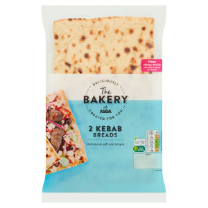 The Bakery 2 Kebab Breads 330g