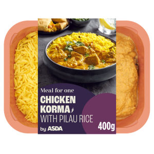 Meal for One Chicken Korma with Pilau Rice 400g