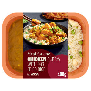 Meal for One Chicken Curry with Egg Fried Rice 400g