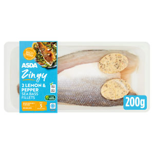 Zingy 2 Lemon & Pepper Sea Bass Fillets