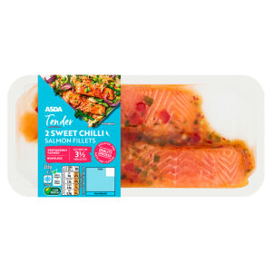Tender 2 Sweet Chilli Salmon Fillets 255g