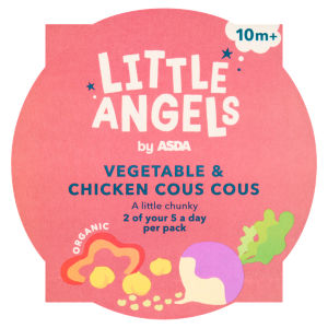 Little Angels Organic Vegetable & Chicken Cous Cous 10m+ 190g