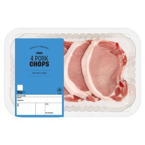 4 Tender Pork Chops 700g