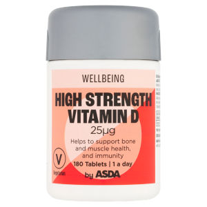 Wellbeing 1 a day High Strength Vitamin D 25µg 180 Tablets