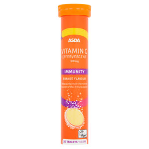 Immunity Vitamin C Effervescent 1000mg Orange Flavour Tablets