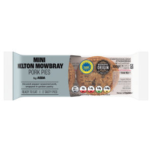 Mini Melton Mowbray Pork Pies 100g
