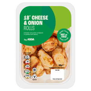 18 Cheese & Onion Rolls 180g