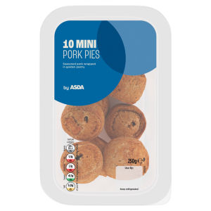 10 Mini Pork Pies 250g