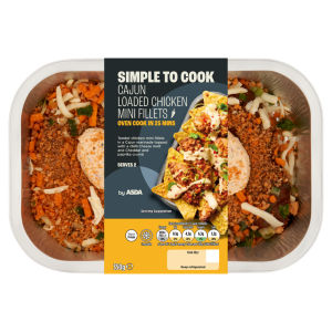 Simple to Cook Cheese & Bacon Chicken Breast Fillets 350g