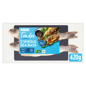 Tender 2 Whole Sea Bass 420g