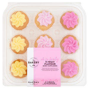 9 Fruit Flavour Mini Cupcakes
