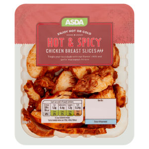 Hot & Spicy Chicken Breast Slices 180g