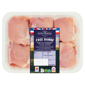Free Range Skinless & Boneless Chicken Thigh Fillets