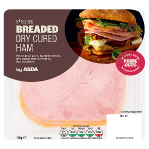 Breaded Dry Cured Ham 5 Slices 120g