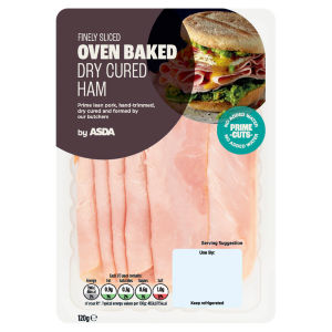 Finely Sliced Oven Baked Dry Cured Ham 120g