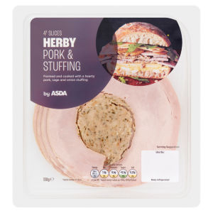 4 Slices Herby Pork & Stuffing 130g