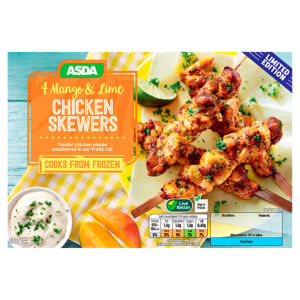 Limited Edition 4 Mango & Lime Chicken Skewers