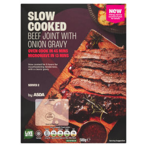Slow Cooked Beef Joint with Onion Gravy 500g